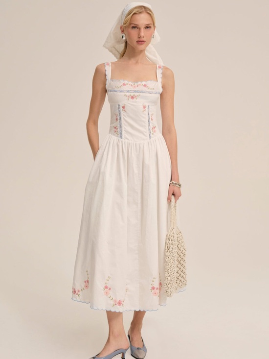 For Love And Lemons Dresses & Skirts - For Love And Lemons Tea Time Midi Dress Size Medium NWT